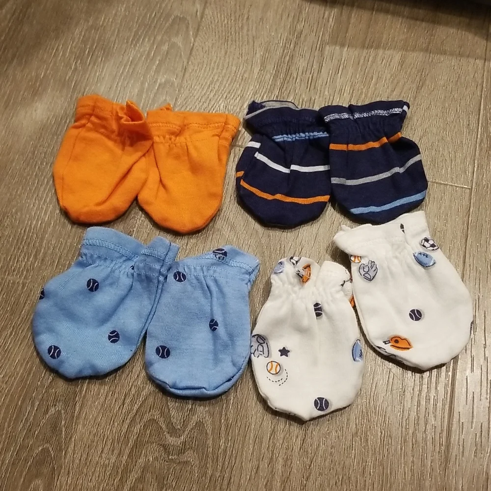Baby boy mittens bundle